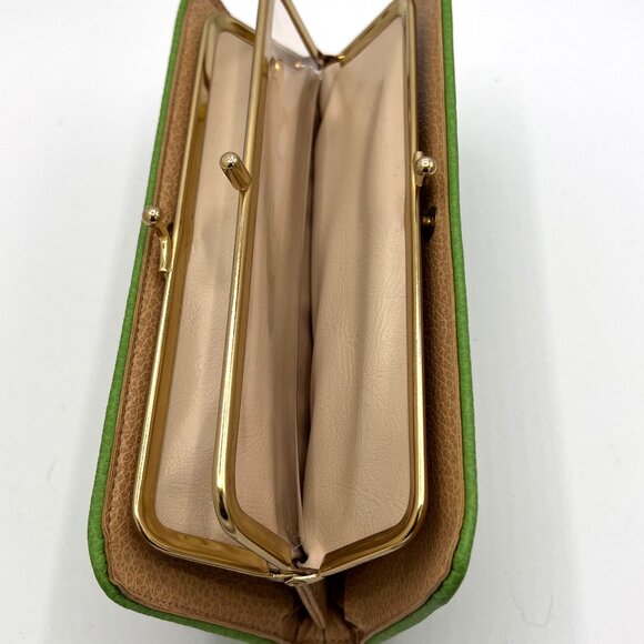 Green Leatherette Clutch Bag - Picture 3 of 3